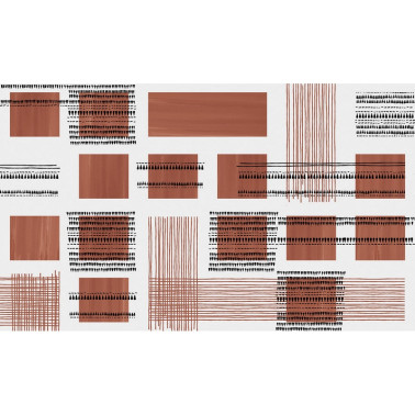 Papel Pintado Brushed Drops B6402 - CODE COMTEMPORARY DESING BY JANNELLI