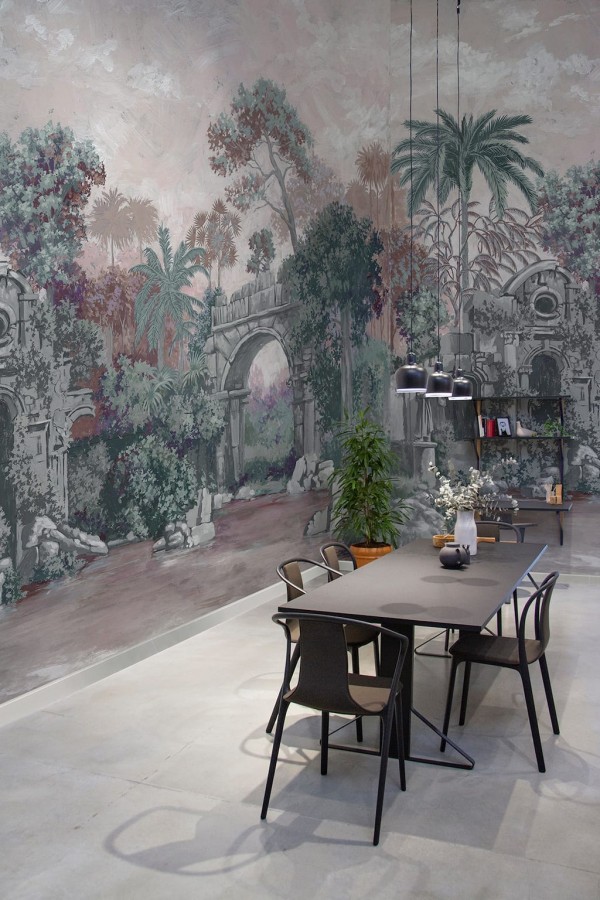 Papel Pintado Mural Colonial Blue 8800101 - COORDONNE