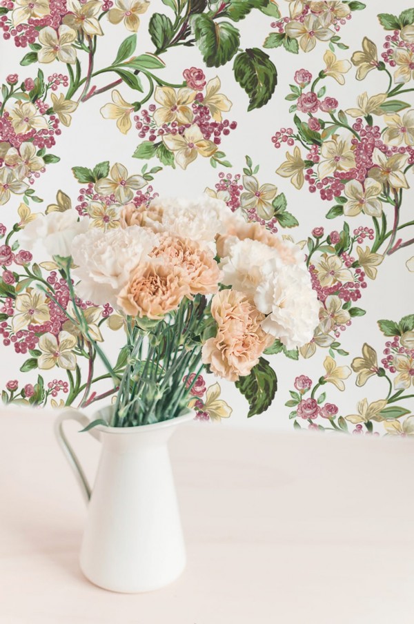 Papel Pintado Flowery Navy 8800042 - COORDONNE