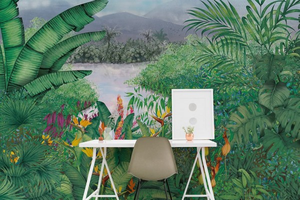Papel Pintado Mural Neo colonial Pink 8800112 - COORDONNE