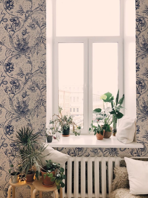 Papel Pintado Neo mithology Navy 8800027 - COORDONNE