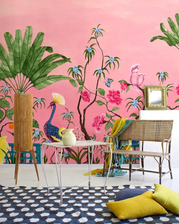 Papel Pintado Mural Neo Tea Garden Green 8800132 - COORDONNE