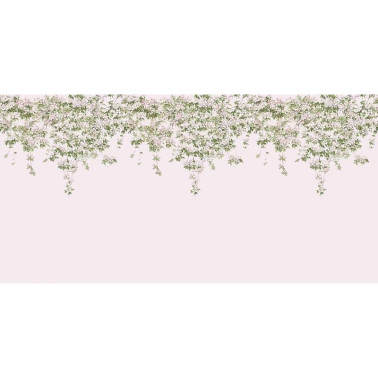 Papel Pintado Classic Clematis Mural Wallpaper Pink - SIAN ZENG
