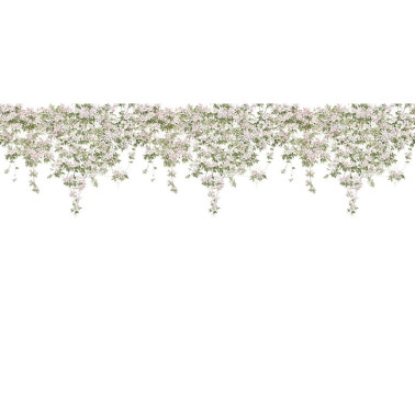 Papel Pintado Classic Clematis Mural Wallpaper White - SIAN ZENG