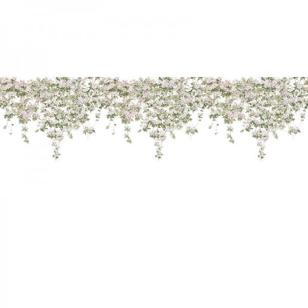 Papel Pintado Classic Clematis Mural Wallpaper White - SIAN ZENG