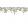 Papel Pintado Classic Clematis Mural Wallpaper White - SIAN ZENG