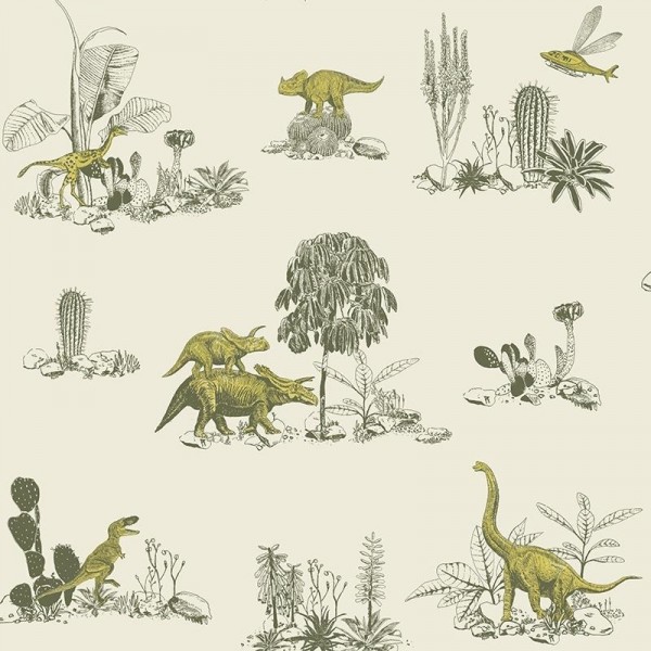 Papel Pintado Magnetic Classic Dino Wallpaper  - SIAN ZENG