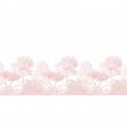 Classic Hua Trees Mural Wallpaper Pink
