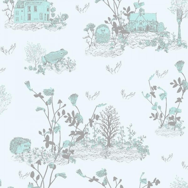 Papel Pintado Classic Woodlands Blue - SIAN ZENG