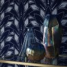 Papel Pintado Astoria Midnight Flock 1907-139-01 - 1838 WALLCOVERINGS