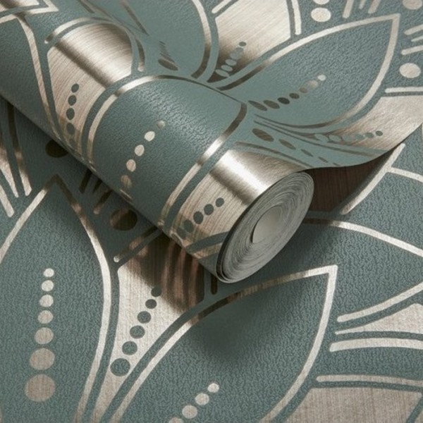 Papel Pintado Astoria Neo Mint Foil 1907-139-05 - 1838 WALLCOVERINGS