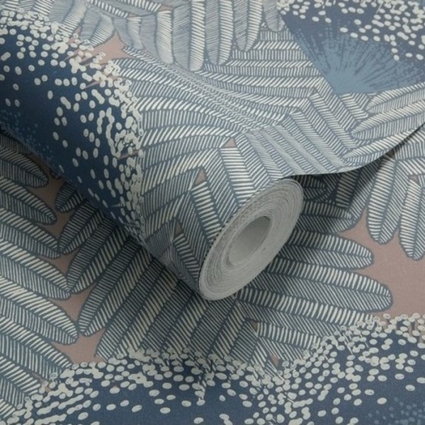 Papel Pintado Clarice Soft Blue 1907-138-01 - 1838 WALLCOVERINGS