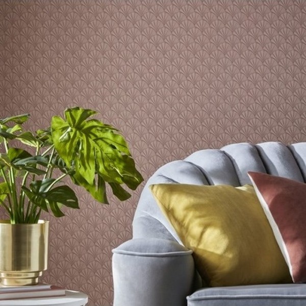 Papel Pintado Elodie Coral 1907-142-03 - 1838 WALLCOVERINGS