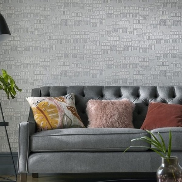Papel Pintado Maison Soft Grey 1907-137-04 - 1838 WALLCOVERINGS