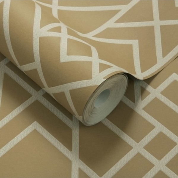 Papel Pintado Metro Mustard 1907-140-07 - 1838 WALLCOVERINGS