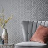 Papel Pintado Metro Soft Grey 1907-140-05 - 1838 WALLCOVERINGS