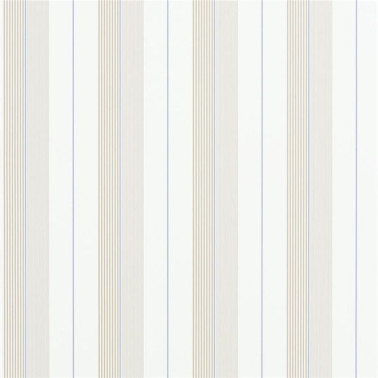 Papel Pintado PRL020-08 AIDEN STRIPE - NATURAL BLUE - Ralph Lauren Home