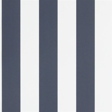 Papel Pintado PRL026-08 SPALDING STRIPE - NAVY WHITE - Ralph Lauren Home