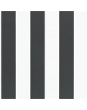 PRL026-09 SPALDING STRIPE - BLACK WHITE