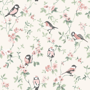 Papel Pintado Falsterbo Birds 7682 - BORAS TAPETER