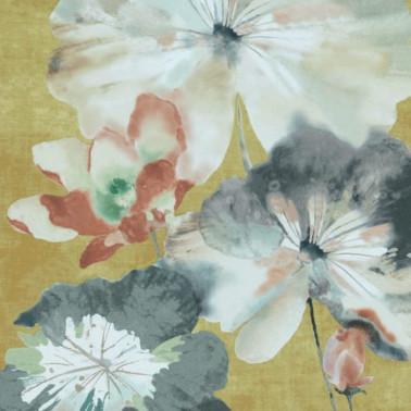 Papel Pintado Water Lilies Honey 2008-143-05 - 1838 WALLCOVERINGS