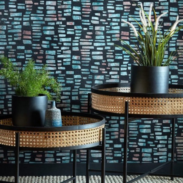 Papel Pintado Fusion Mineral Flock 2008-145-02 - 1838 WALLCOVERINGS