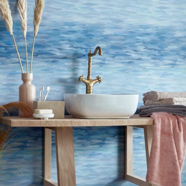 Papel Pintado Prism Blue Dusk 2008-151-02 - 1838 WALLCOVERINGS
