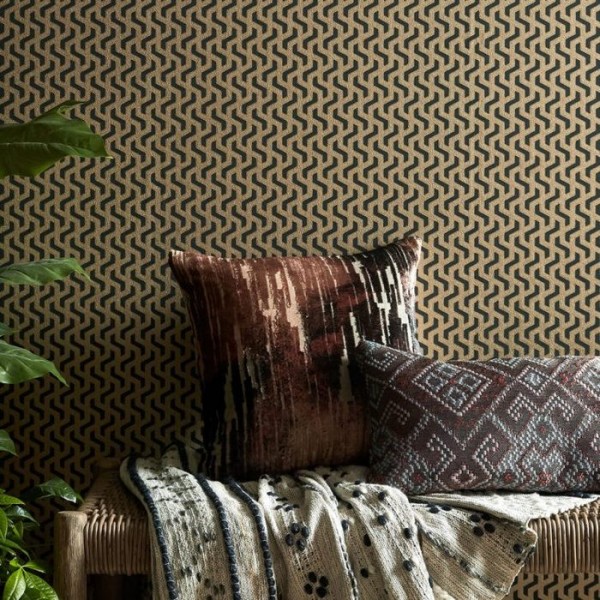 Papel Pintado Rattan Bracken 2008-147-01 - 1838 WALLCOVERINGS
