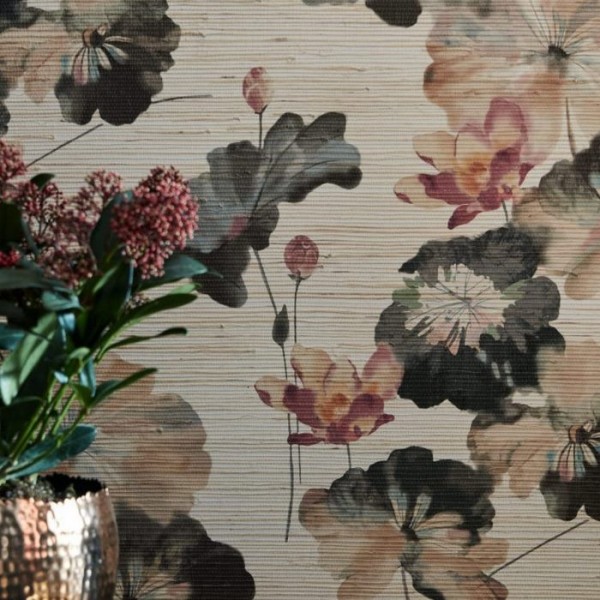 Papel Pintado Water Lilies Bracken 2008-143-01 - 1838 WALLCOVERINGS