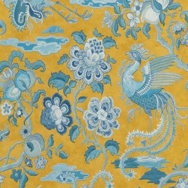 Papel Pintado Chifu Ochre Blue BW450874 - GP & JBAKER