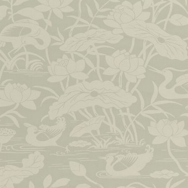 Papel Pintado Heron & Lotus Flower Aqua BW450893 - GP & JBAKER
