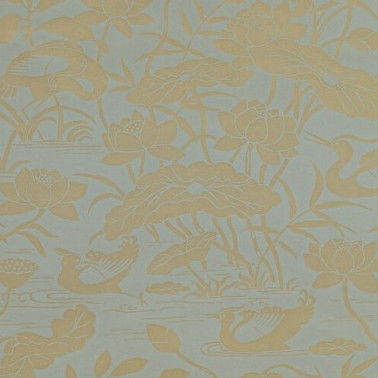 Papel Pintado Heron & Lotus Flower Eucalyptus BW450895 - GP & JBAKER