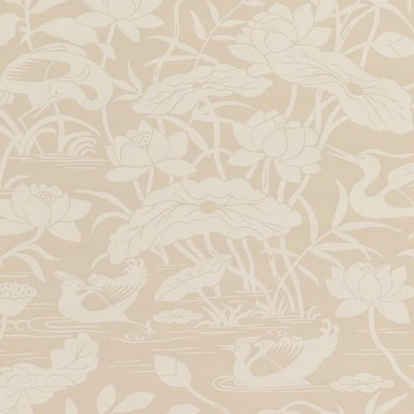 Papel Pintado Heron & Lotus Flower Stone BW450892 - GP & JBAKER Papel Pintado Heron & Lotus Flower Stone BW450892 - GP & JBAKER
