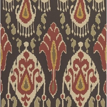 Papel Pintado Ikat Bokhara Espresso BW450906 - GP & JBAKER