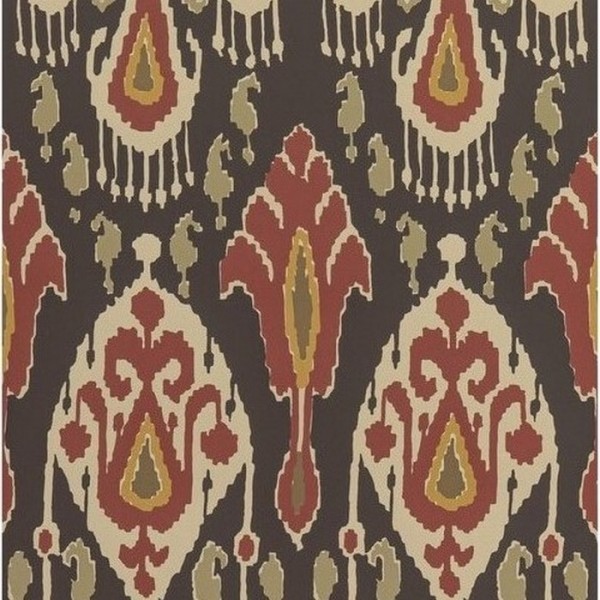 Papel Pintado Ikat Bokhara Espresso BW450906 - GP & JBAKER Papel Pintado Ikat Bokhara Espresso BW450906 - GP & JBAKER