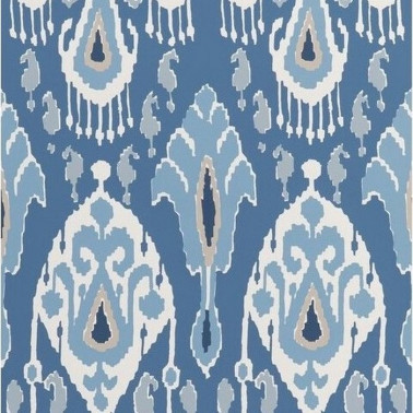 Papel Pintado Ikat Bokhara Indigo BW450902 - GP & JBAKER