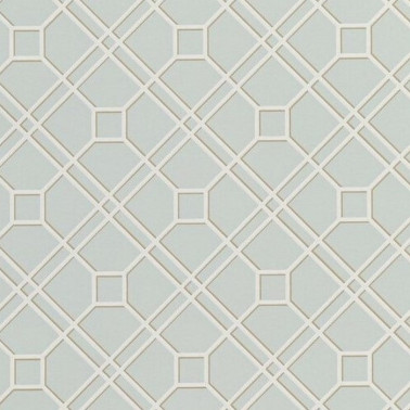 Papel Pintado Langdale Trellis Soft Aqua BW4507111 - GP & JBAKER