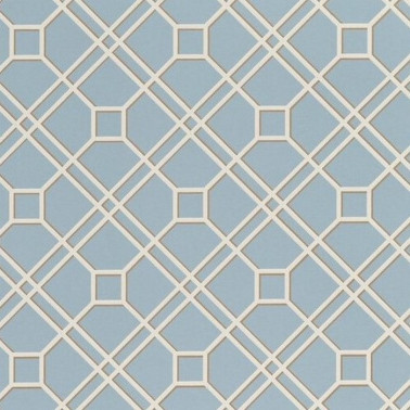 Papel Pintado Langdale Trellis Soft Blue BW450719 - GP & JBAKER