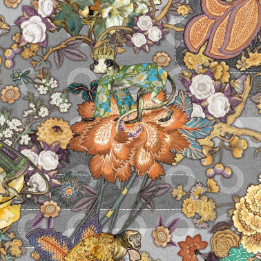 Papel Pintado Rendezvous Tokyo Blue MO3011 - Arte