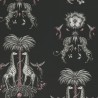 Papel Pintado Creature Charcoal W0114-01 - CLARKE & CLARKE
