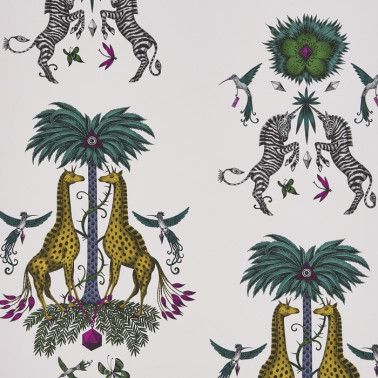 Papel Pintado Creature Yellow W0114-05 - CLARKE & CLARKE