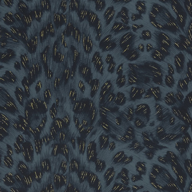 Papel Pintado Felis Navy W0115-07 - CLARKE & CLARKE