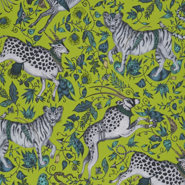 Papel Pintado Protea Lime W0119-05 - CLARKE & CLARKE