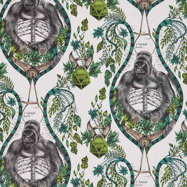 Papel Pintado Silverback Nude W0120-03 - CLARKE & CLARKE