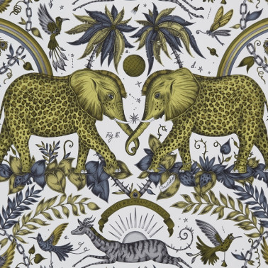 Papel Pintado Zambezi Gold W0121-02 - CLARKE & CLARKE