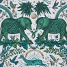 Papel Pintado Zambezi Green W0121-03 - CLARKE & CLARKE