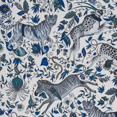 Papel Pintado Protea Blue W0119-01 - CLARKE & CLARKE