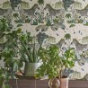 Papel Pintado Lost World Blue W0117-01 - CLARKE & CLARKE