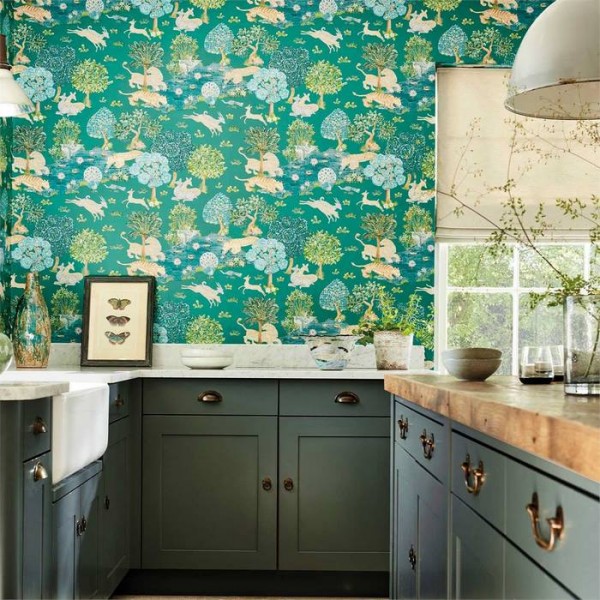 Papel Pintado Pamir Garden 216765 - Sanderson