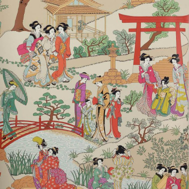 Papel Pintado Geishas 03092-02 - MANUEL CANOVAS